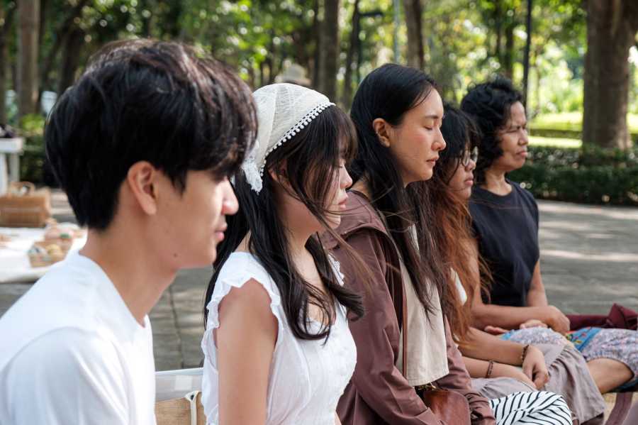 Parkใจ ในสวน : ปักผ้าในสวน ชวนใจกลับบ้าน กับ Sandmade แซน ศกลวรรณ แก้วสมบูรณ์ ชวน Parkใจ @สวนทวีวนารมย์ 13 2025pakpa10