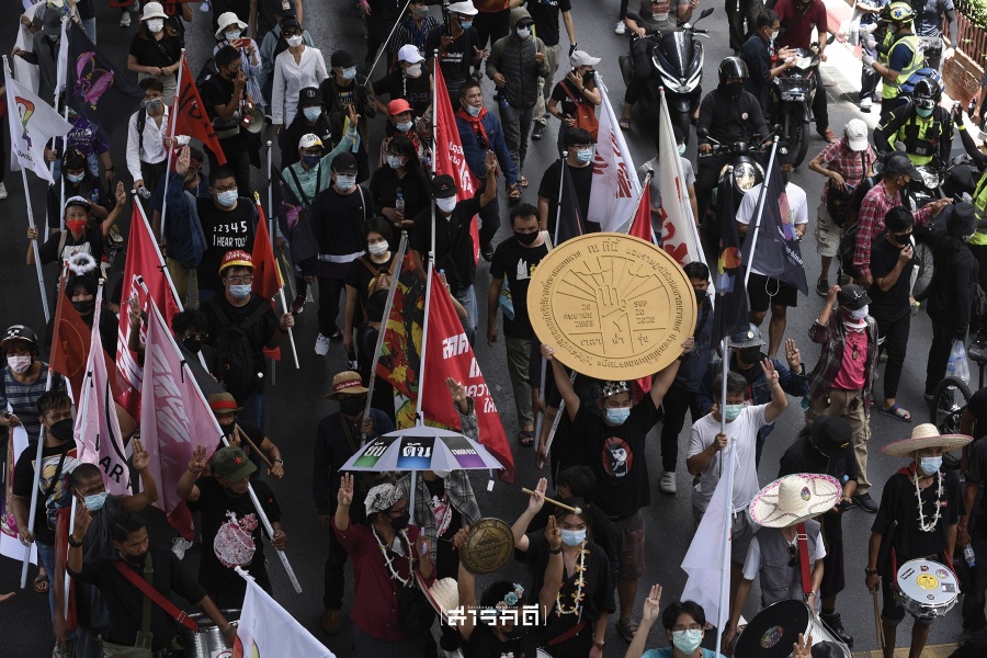 รื้อระบอบประยุทธ์ 64 1 กลุ่มราษฎร รื้อระบอบประยุทธ์ 64