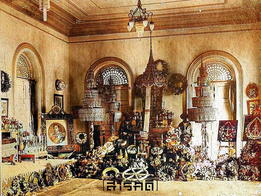 “เสด็จเตี่ย” กรมหลวงชุมพรฯ ตอนที่ ๕๑ - งานพระศพ 1 funeral recolor adj