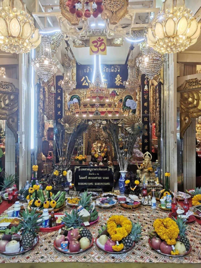 “องค์พ่อคเณศ” ในหลักเมืองพระประแดง : คเณศจตุรถี ๒๕๖๖ 8 ganesha ppd10