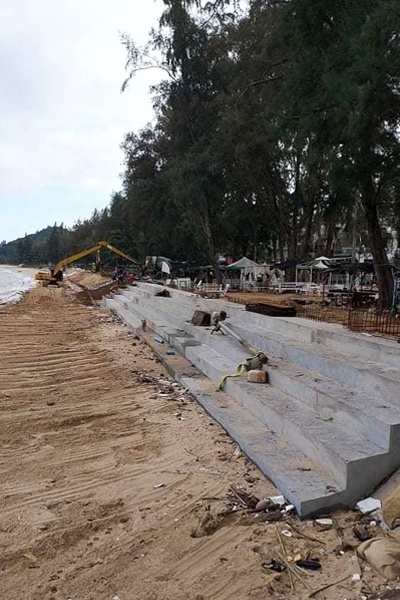 หาดทรายรี มีทรายหรือไม่มีทราย 