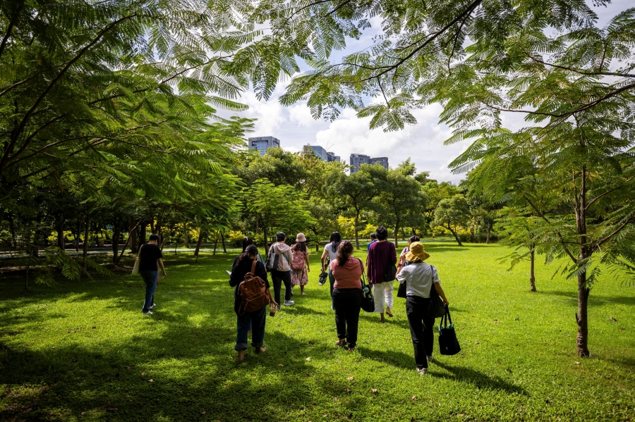 Parkใจ ในสวน : เชื่อมโยงตนเองกับธรรมชาติผ่านประตูที่หลากหลาย กับ Monature 16 linknature13