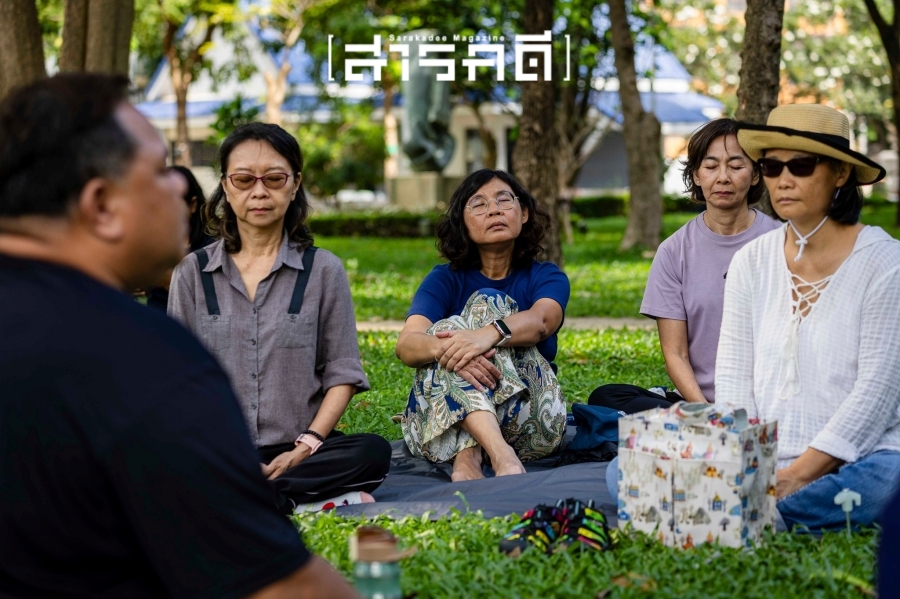 บรรยากาศกิจกรรม Parkใจ ในสวน : พาใจอยู่ร่วมกับสิ่งรอบตัว กับต้น Parkใจ 10 pajaiyu09