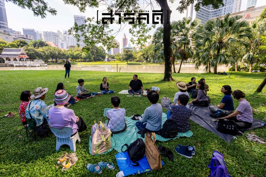 บรรยากาศกิจกรรม Parkใจ ในสวน : พาใจอยู่ร่วมกับสิ่งรอบตัว กับต้น Parkใจ 14 pajaiyu13