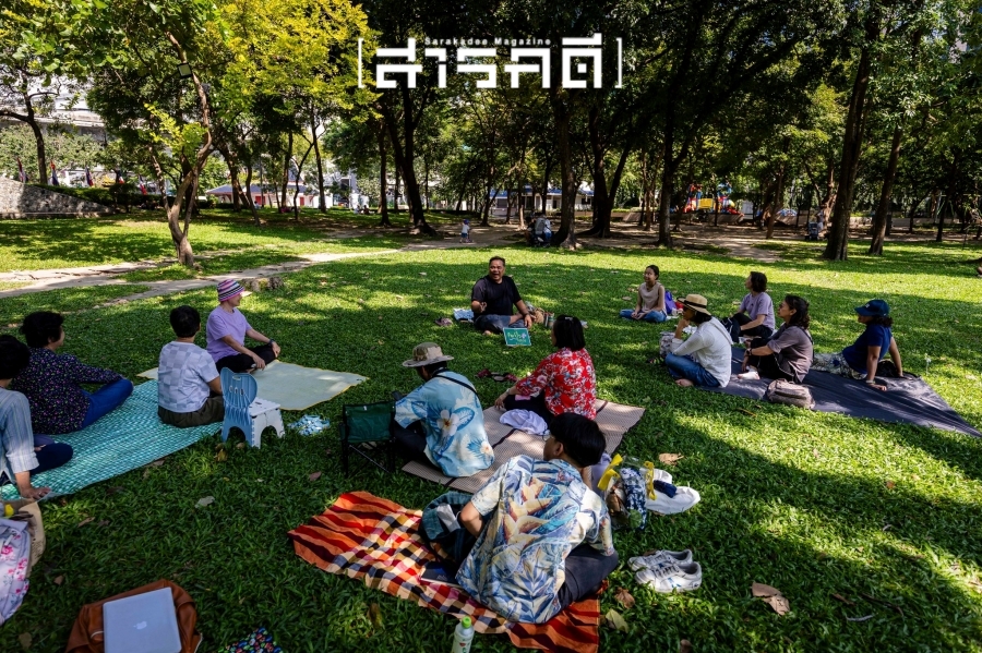 บรรยากาศกิจกรรม Parkใจ ในสวน : พาใจอยู่ร่วมกับสิ่งรอบตัว กับต้น Parkใจ 22 pajaiyu21