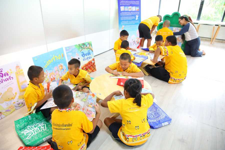 Road Show ส่งต่อความปลอดภัยผ่านหนังสือนิทานภาพด้วยการอ่านนิทาน 8 salawan08